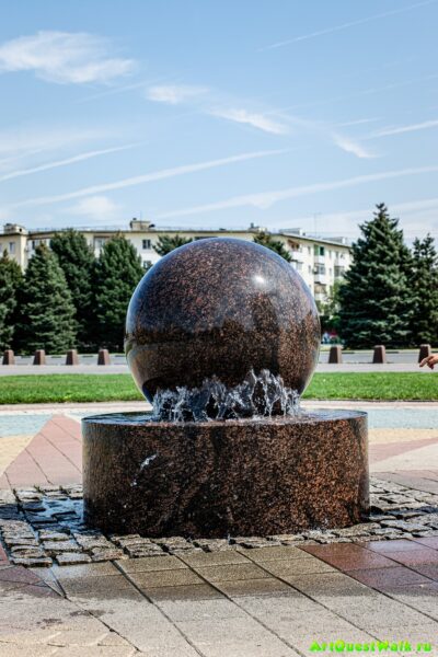 Фонтан «Шар желаний». Волжский