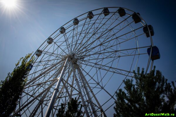Арт-Квест-Прогулка. Artquestwalk. Колесо обозрения. Волгоград, достопримечательности парк ЦПКиО